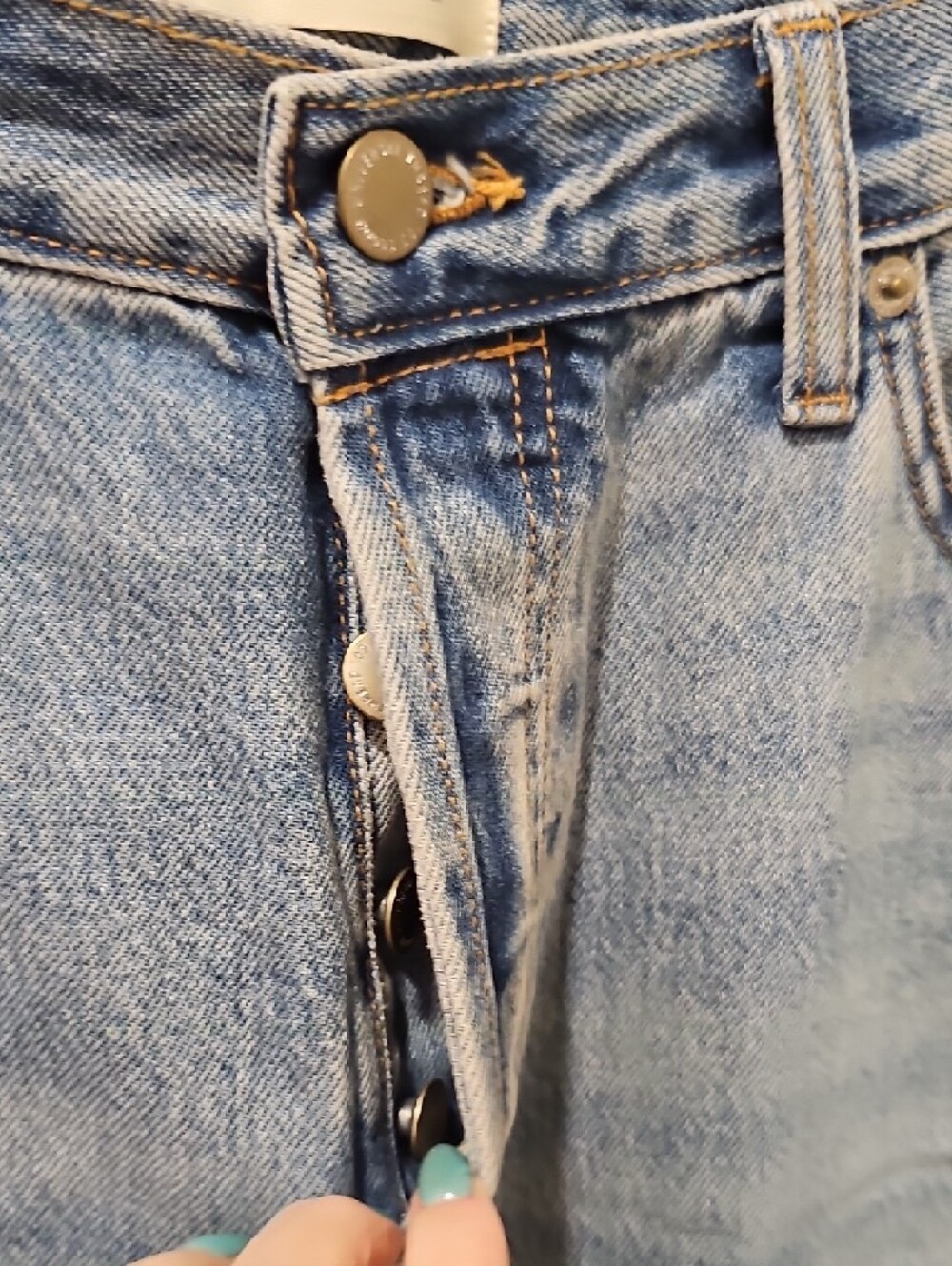 Universal Thread 90s Baggy Studded Side Seam Jeans; NWT; Size 10 - Picture 8 of 12